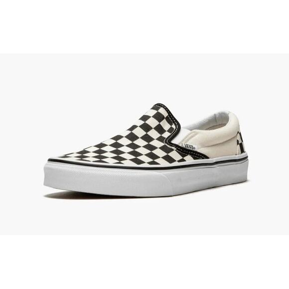 Vans Classic Slip On Checkerboard Men\'s Skate Shoes Size 8